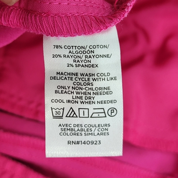 Loft Chino Pants The Riviera Slim Pink Womens 2 Flat Front Ankle Preppy Barbie - Picture 11 of 11